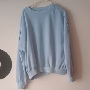 Light Blue Crewneck Sweatshirt
